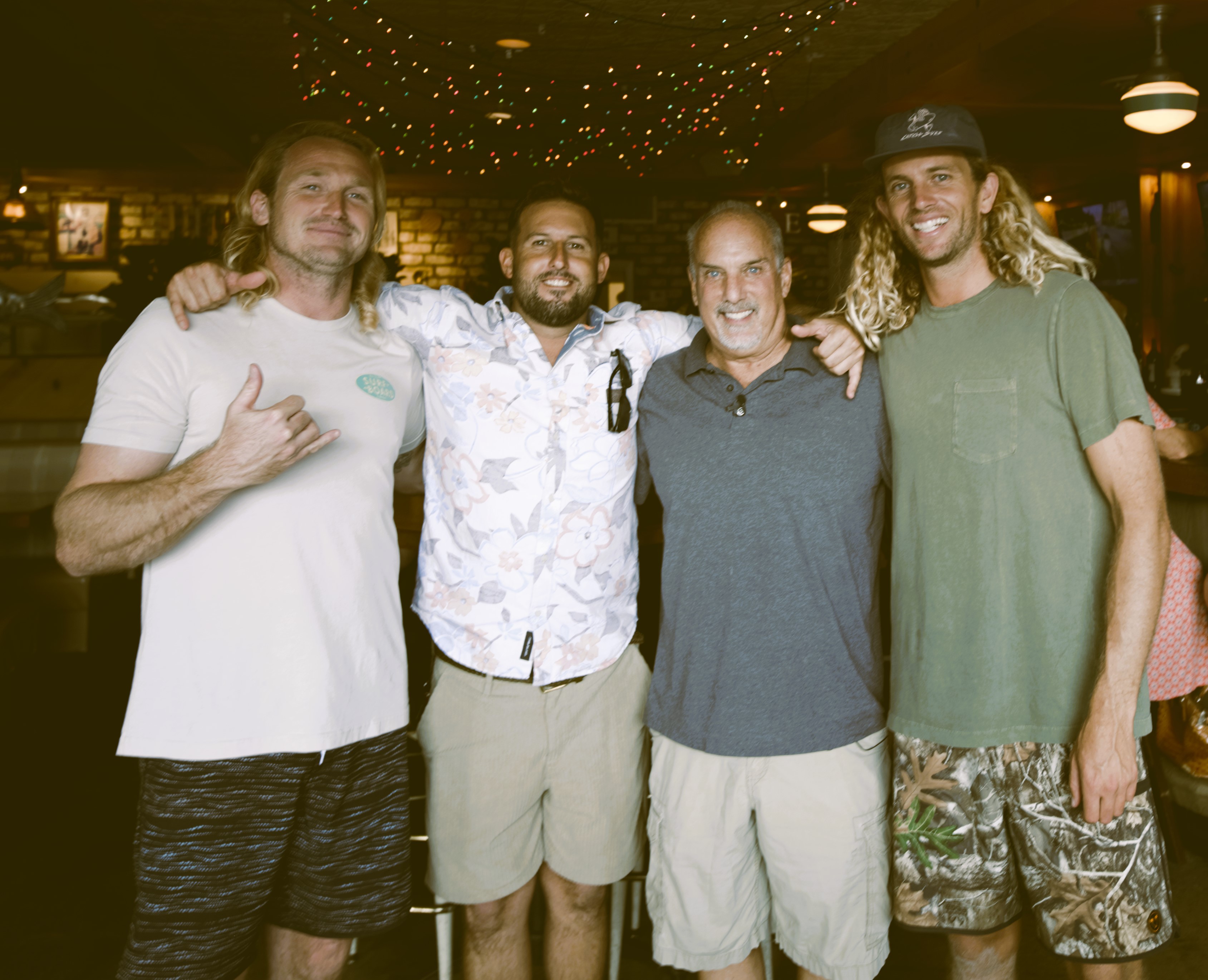 Blair Conklin, Justin Quintal, Ben Gravy, and a Jacksonville surf legend.